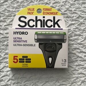 NWT Schick Hydro Ultra Sensitive Razor Blades